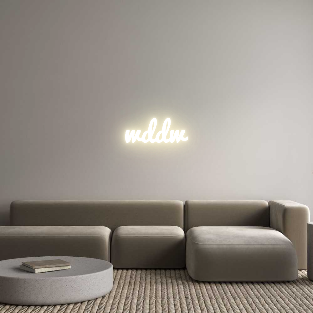 Custom LED Neon Sign: wddw - Neonific
