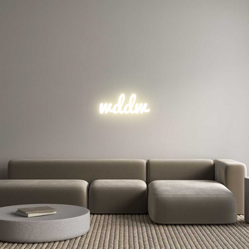 Custom LED Neon Sign: wddw - Neonific
