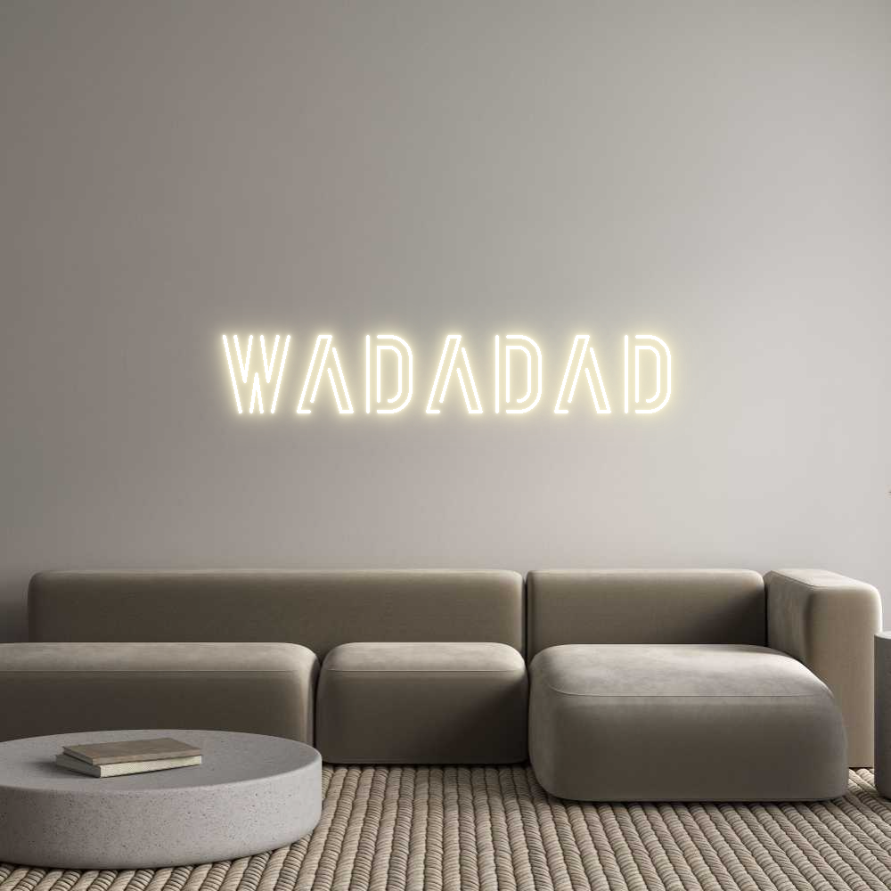 Custom LED Neon Sign: wadadad