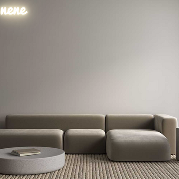 Custom LED Neon Sign: nene - Neonific