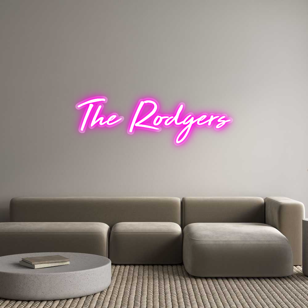 Custom LED Neon Sign: The Rodgers - Neonific