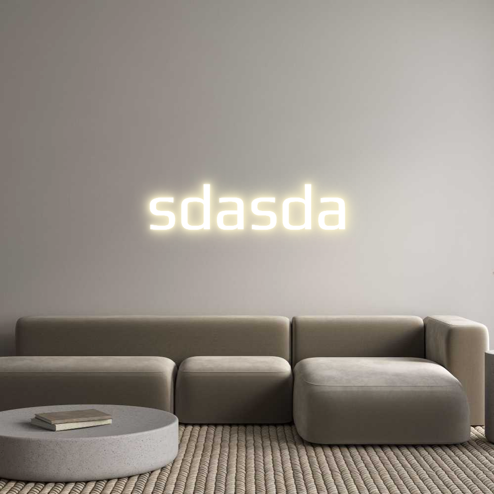 Custom LED Neon Sign: sdasda