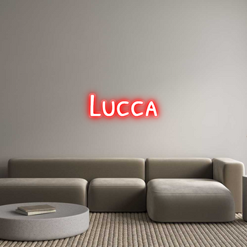 Custom LED Neon Sign: Lucca