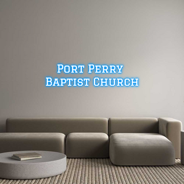 Custom LED Neon Sign: Port Perry 
...