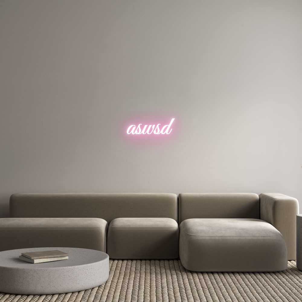 Custom LED Neon Sign: aswsd - Neonific