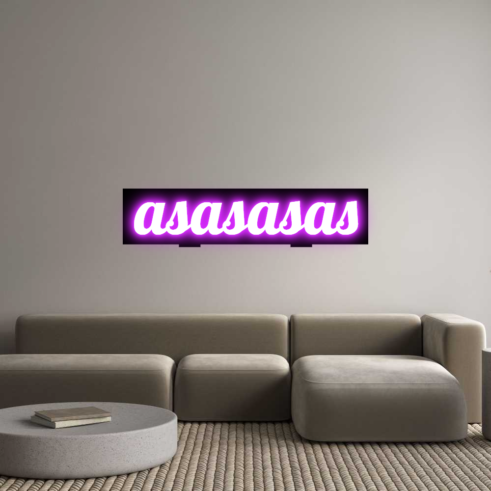 Custom LED Neon Sign: asasasas