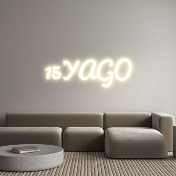 Custom LED Neon Sign: 15YAGO