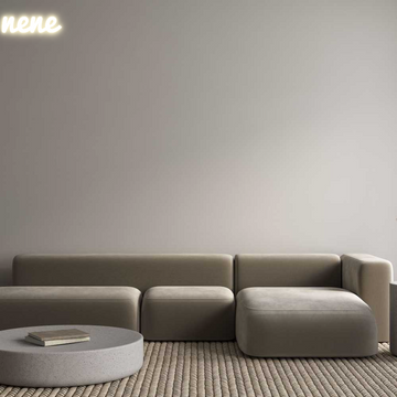 Custom LED Neon Sign: nene - Neonific