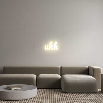Custom LED Neon Sign: uhk - Neonific