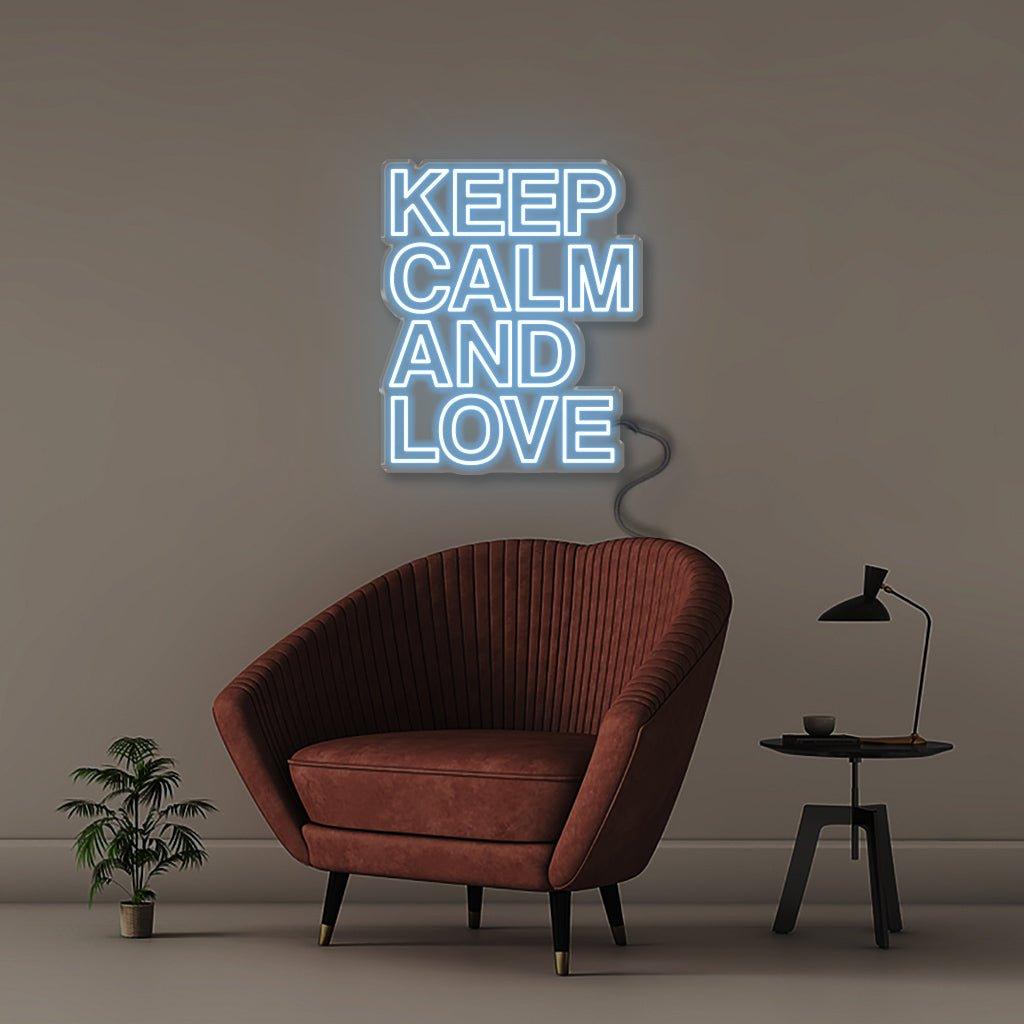 Keep Calm & Love - Neonific