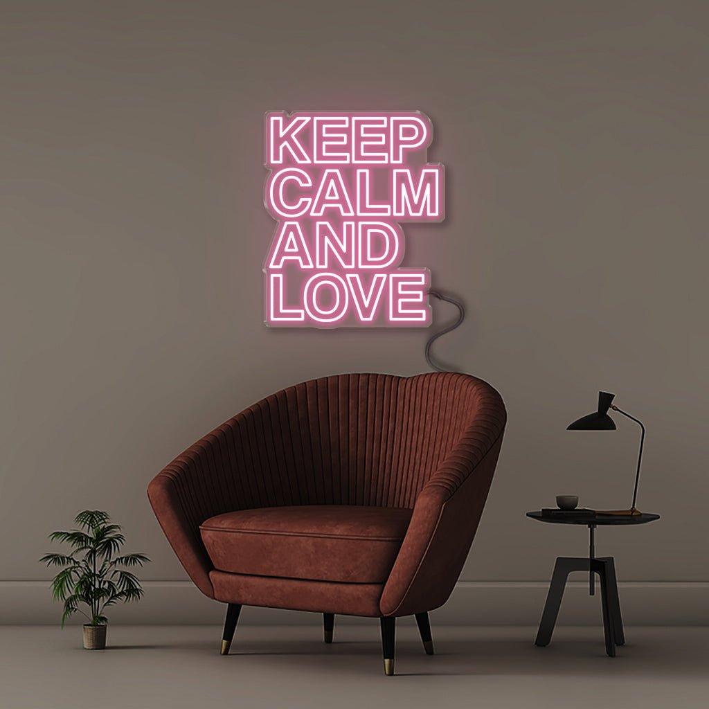 Keep Calm & Love - Neonific