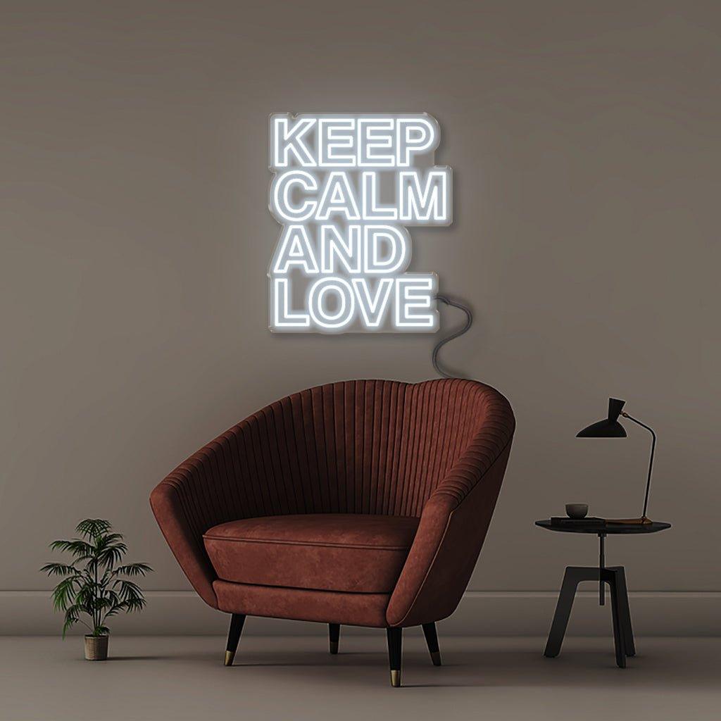 Keep Calm & Love - Neonific