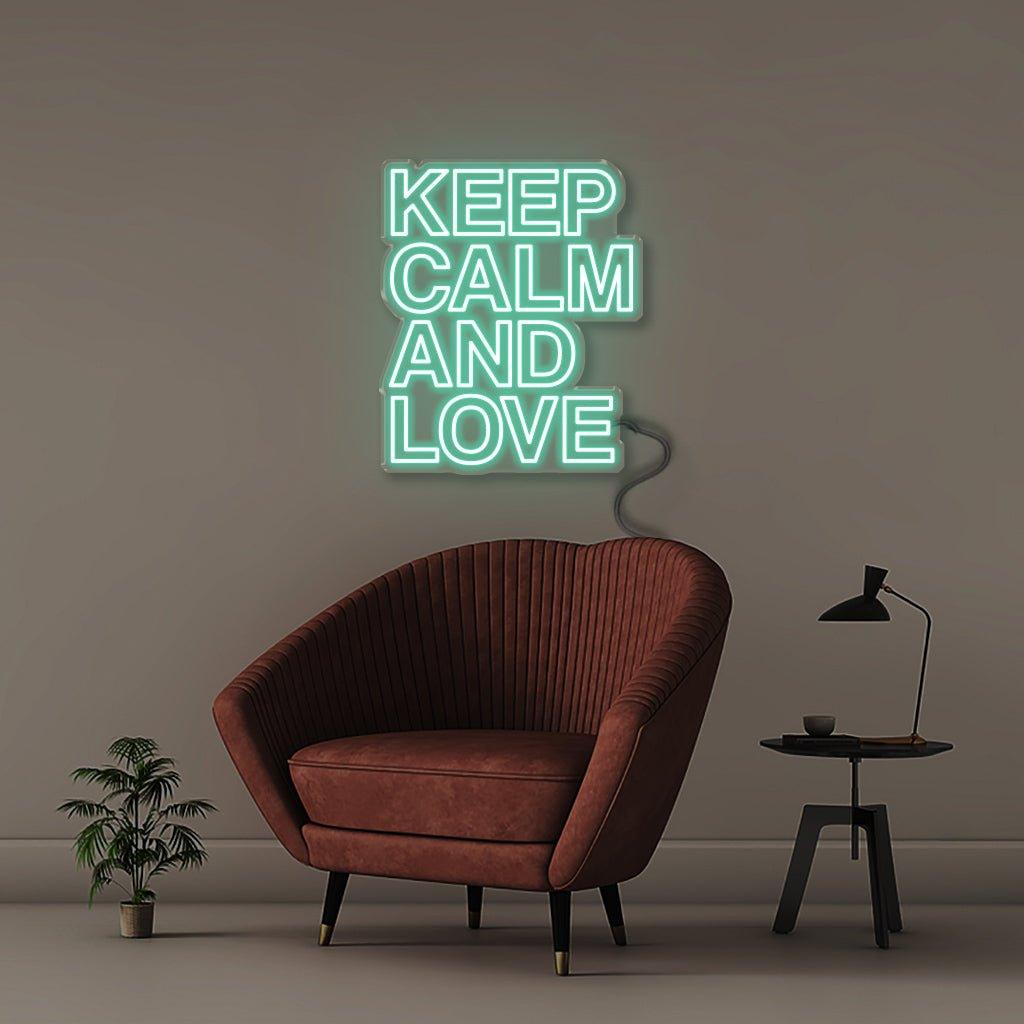 Keep Calm & Love - Neonific