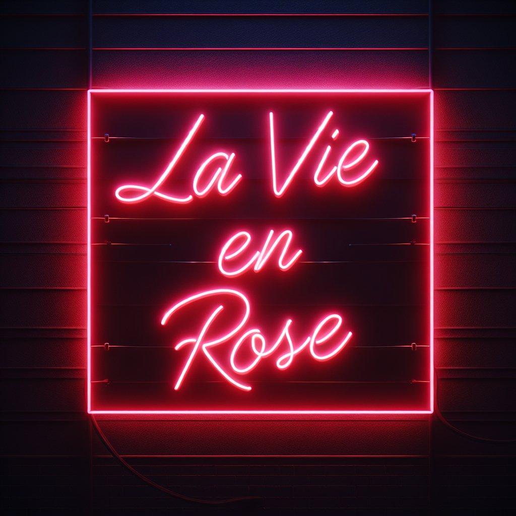 La vie en rose - Neonific