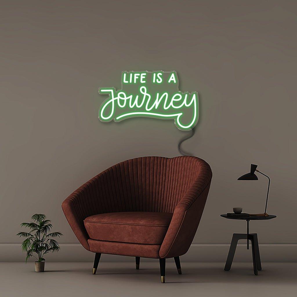 Life is a Journey - Neonific - LED Neon Signs - 50 CM - Blue