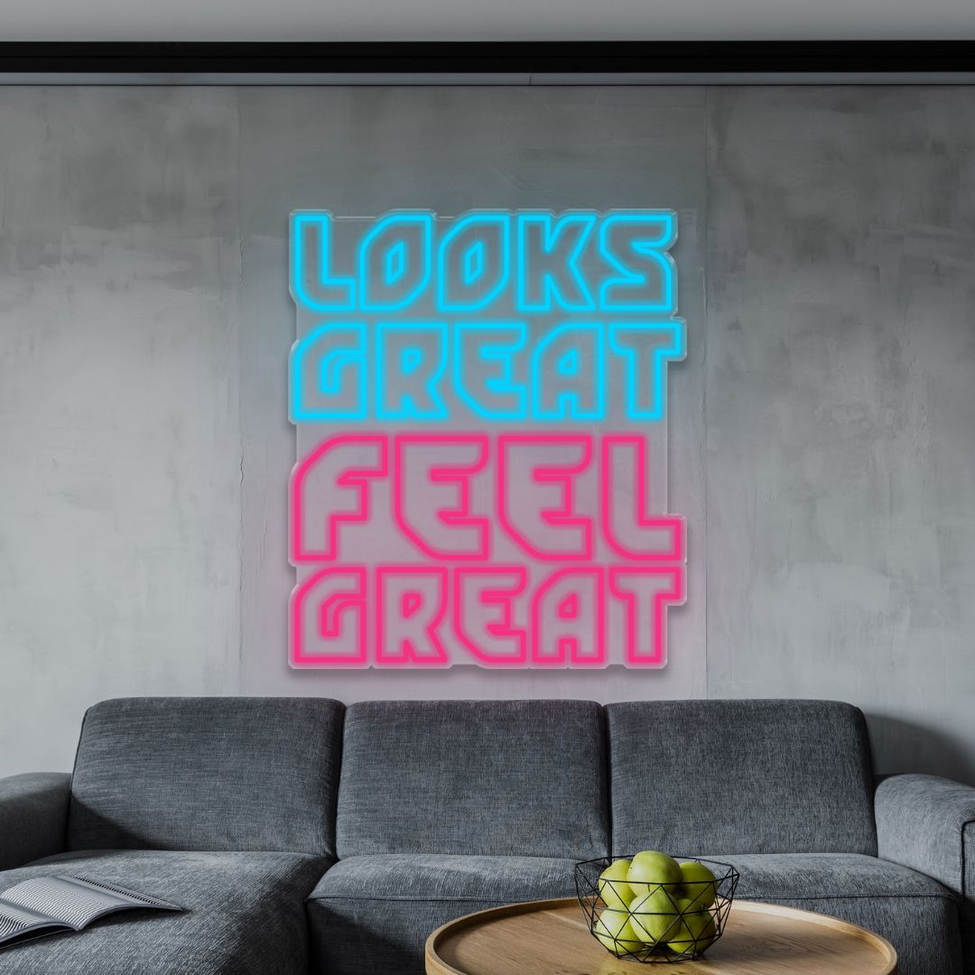 Look great feel great - Neonific - LED Neon Signs - 36" (91cm) -