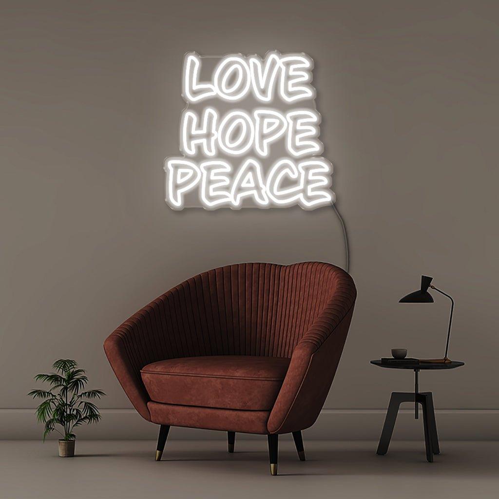 Love Hope Peace - Neonific