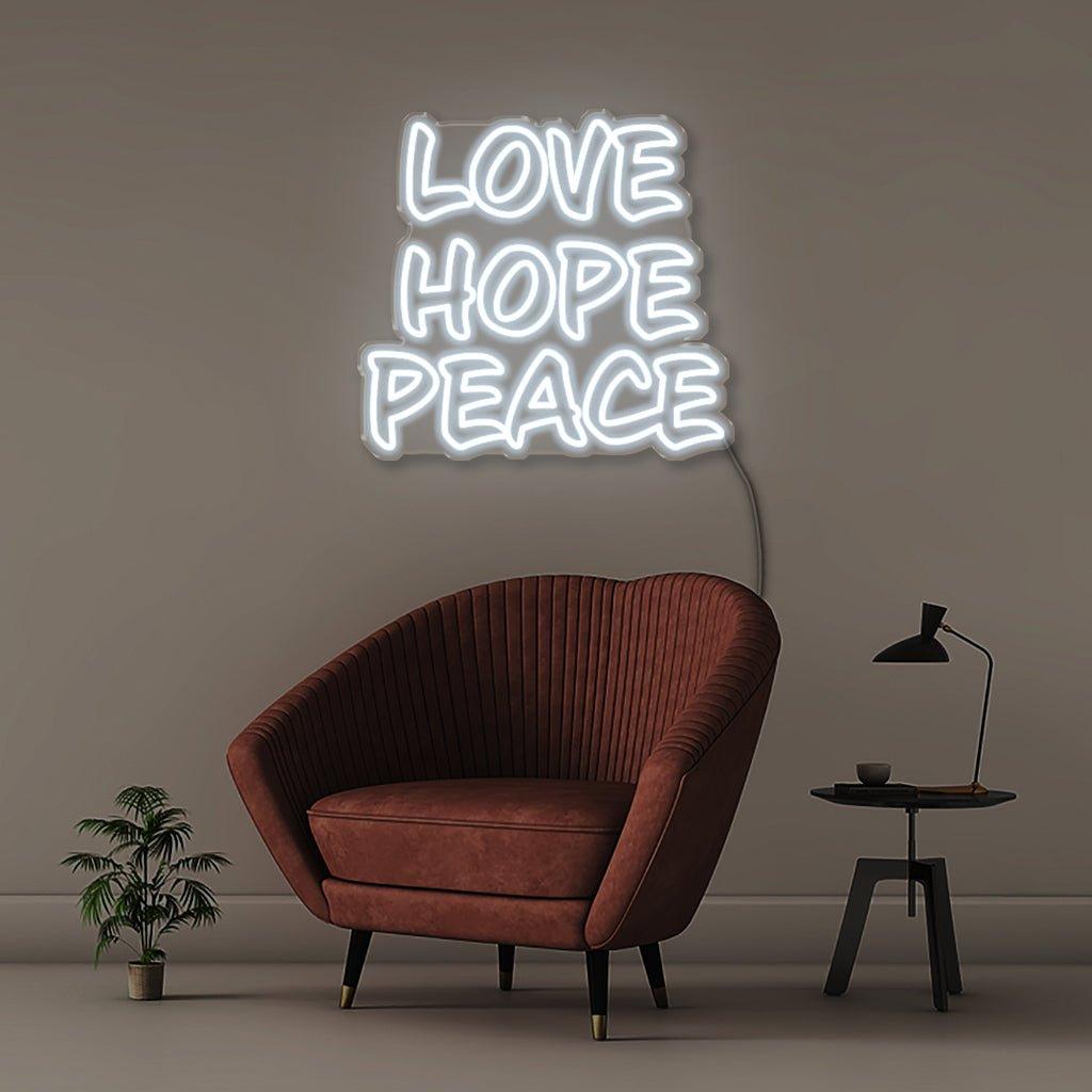 Love Hope Peace - Neonific
