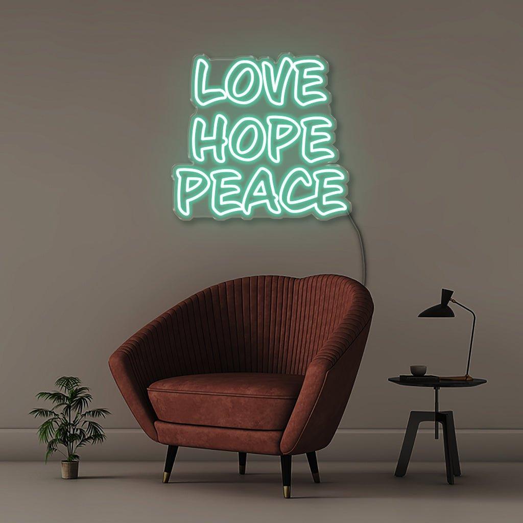 Love Hope Peace - Neonific