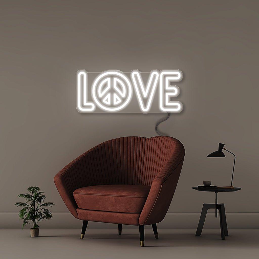 Love - Neonific - LED Neon Signs - 50 CM - Blue