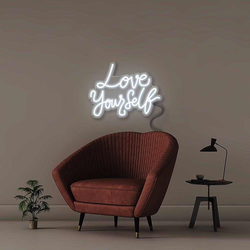 Love Yourself - Neonific - LED Neon Signs - 75 CM - Blue