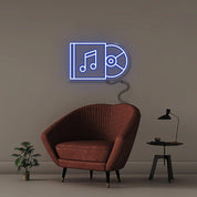 Music Player - Neonific - LED Neon Signs - 50 CM - Blue