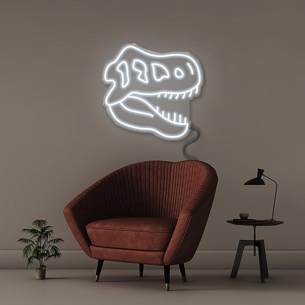 Neon Dino Skull - Neonific