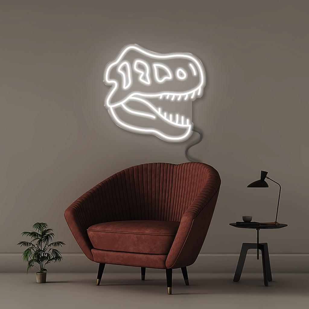Neon Dino Skull - Neonific