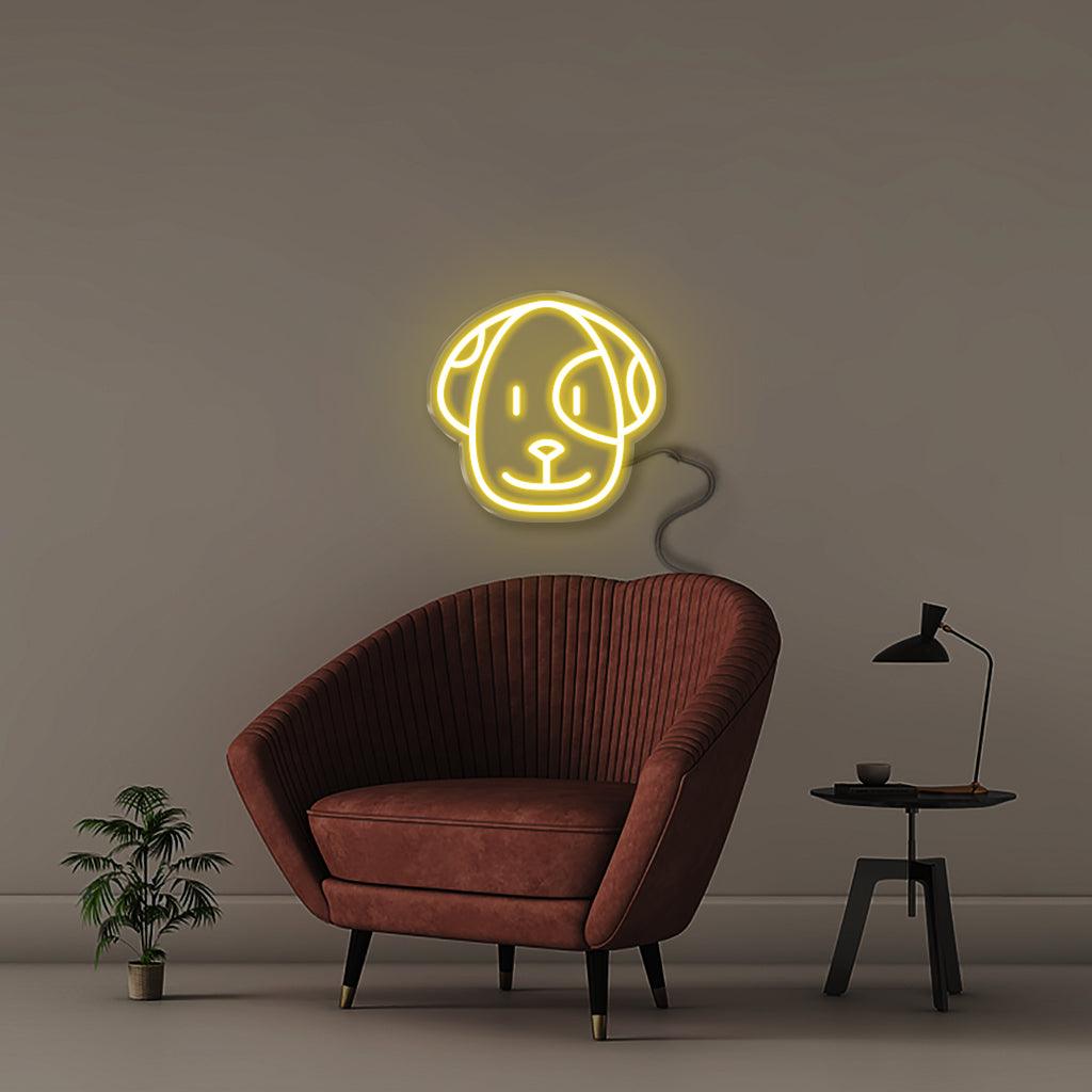 Dog Emoji - Neonific