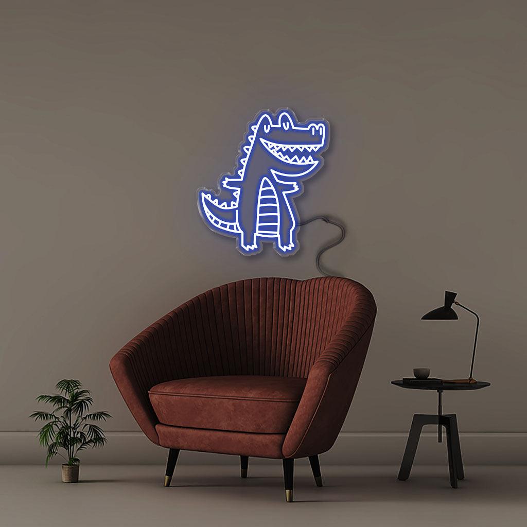 Doodle Crocodile | LED Neon Sign | Neonific