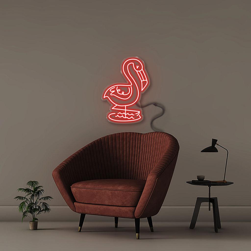 Doodle Flamingo - Neonific