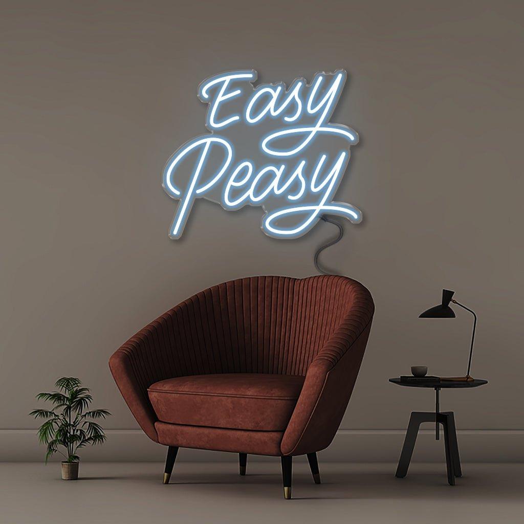 Neon Easy Peasy! - Neonific - LED Neon Signs - 50 CM - Blue