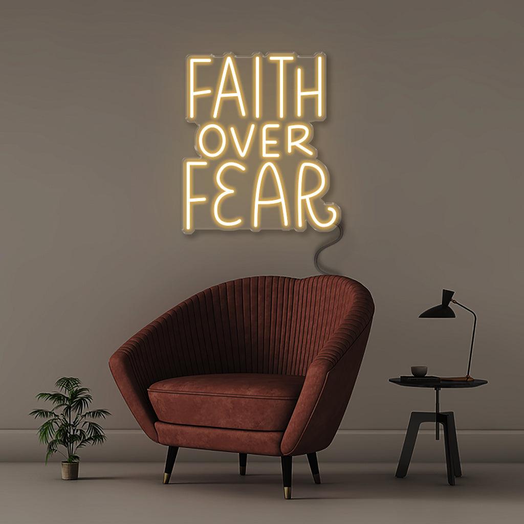 Faith Over Fear - Neonific