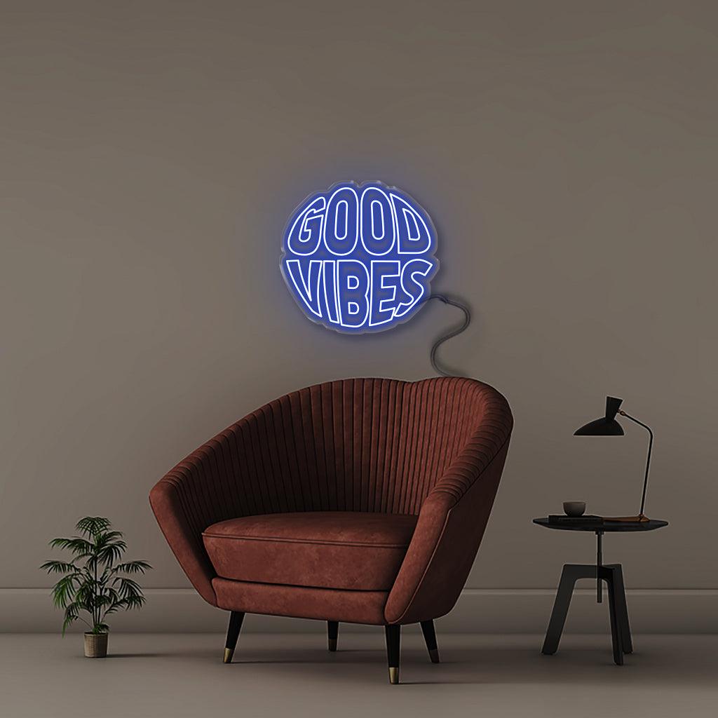"Good Vibes" Circular - Neonific