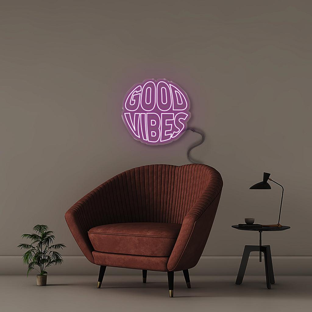 "Good Vibes" Circular - Neonific