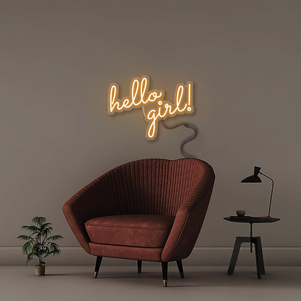 Hello Girl - Neonific