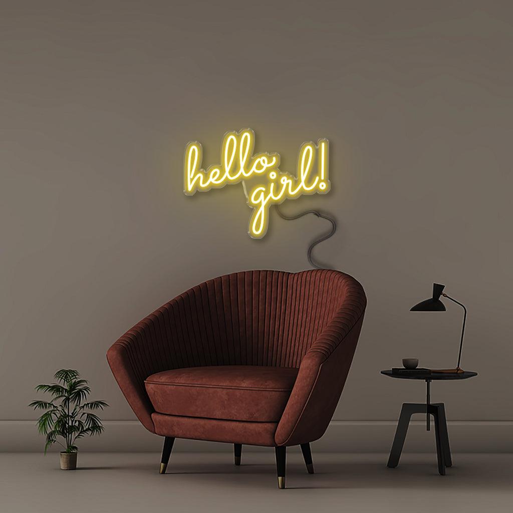 Hello Girl - Neonific