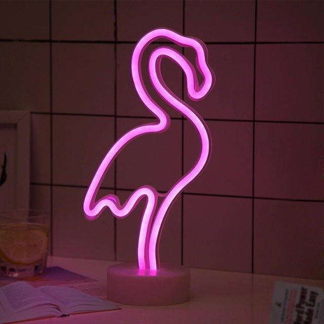 USB LED Neon Lamp Night Lights - Flamingo - Neonific