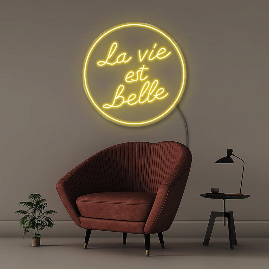 La vie est belle - Neonific