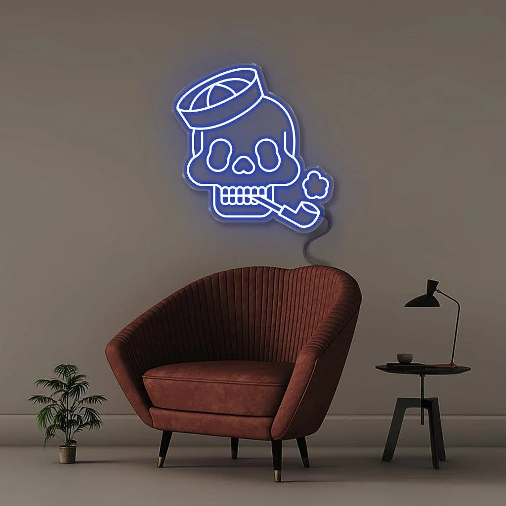 Neon Sailor Skull - Neonific