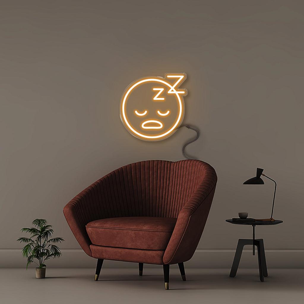 Sleeping Emoji - Neonific