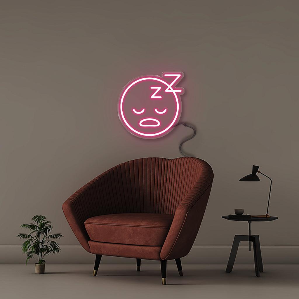Sleeping Emoji - Neonific