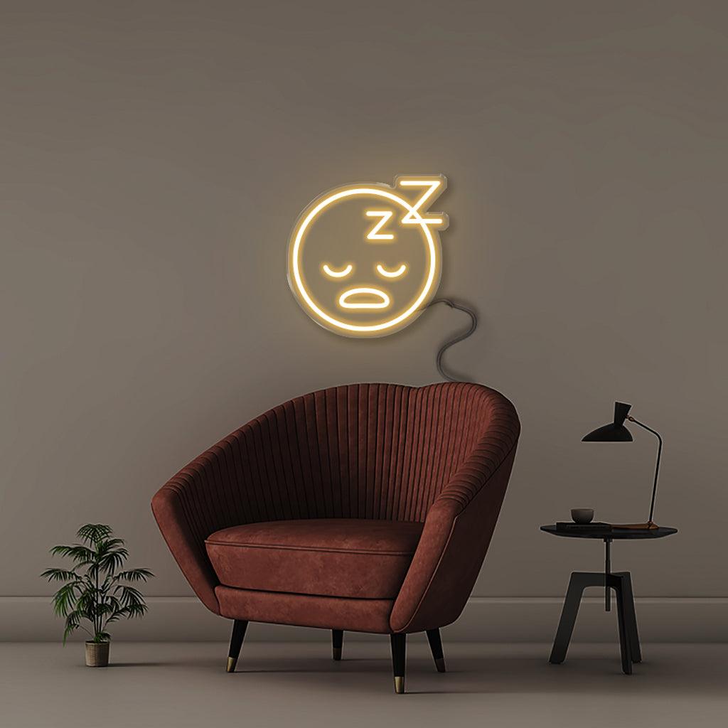 Sleeping Emoji - Neonific
