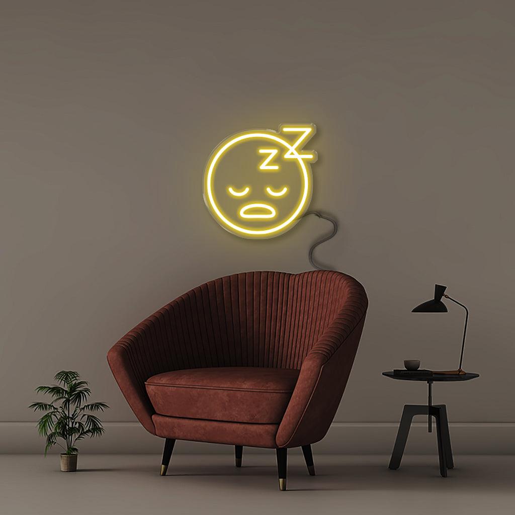 Sleeping Emoji - Neonific