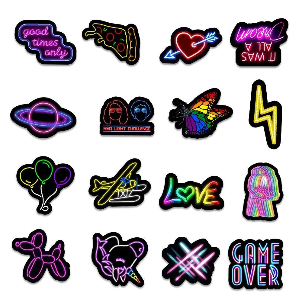 Neon Stickers - Neonific - LED Neon Signs - Multi - color - Removable