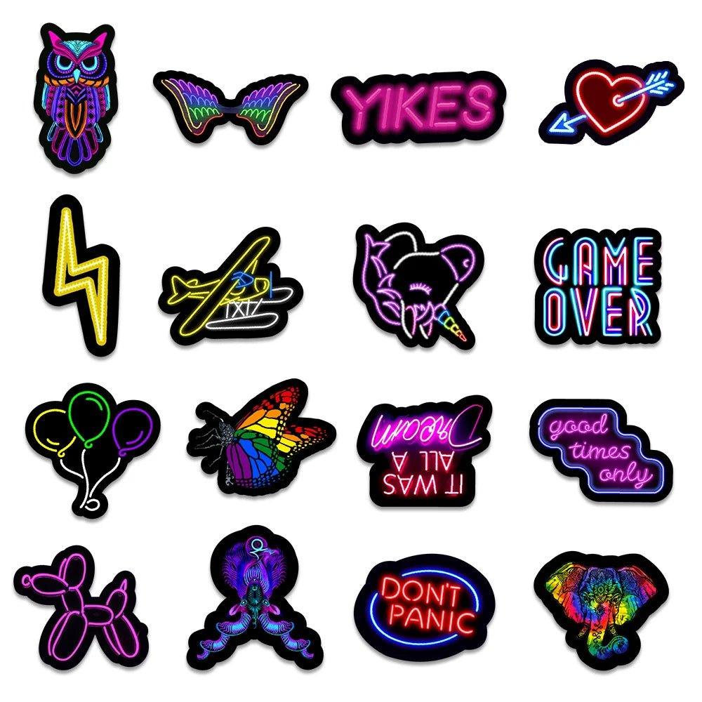 Neon Stickers - Neonific - LED Neon Signs - Multi - color - Removable