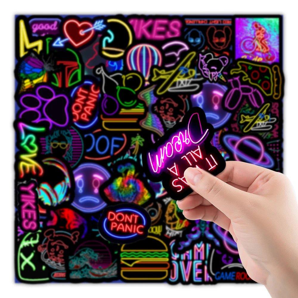 Neon Stickers - Neonific - LED Neon Signs - Multi - color - Removable