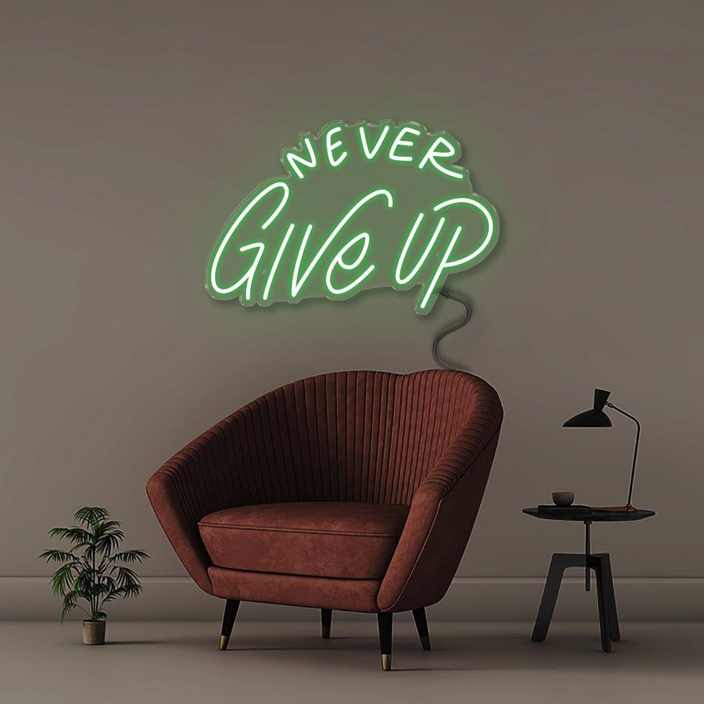 Never Give Up - Neonific