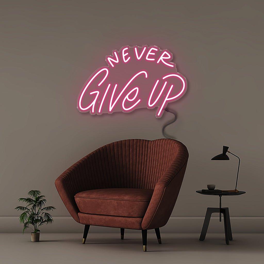 Never Give Up - Neonific
