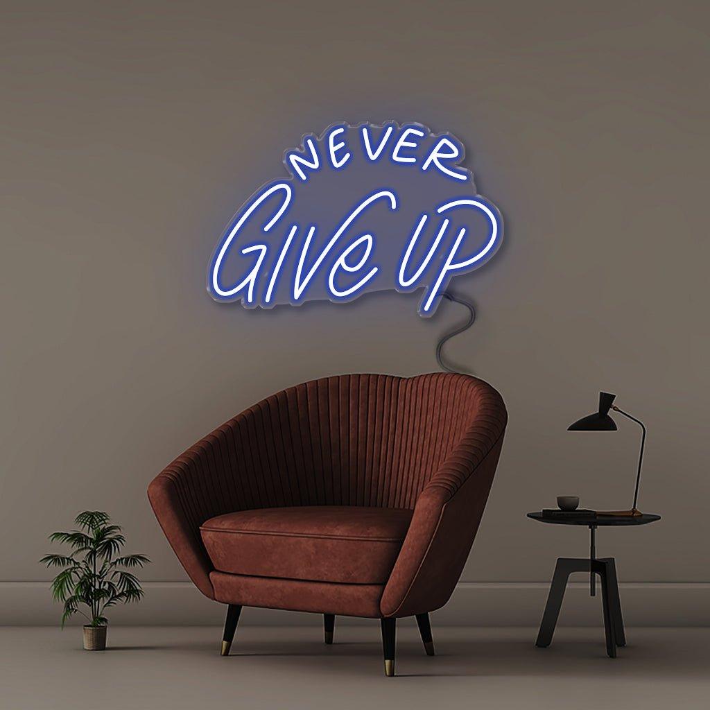 Never Give Up - Neonific
